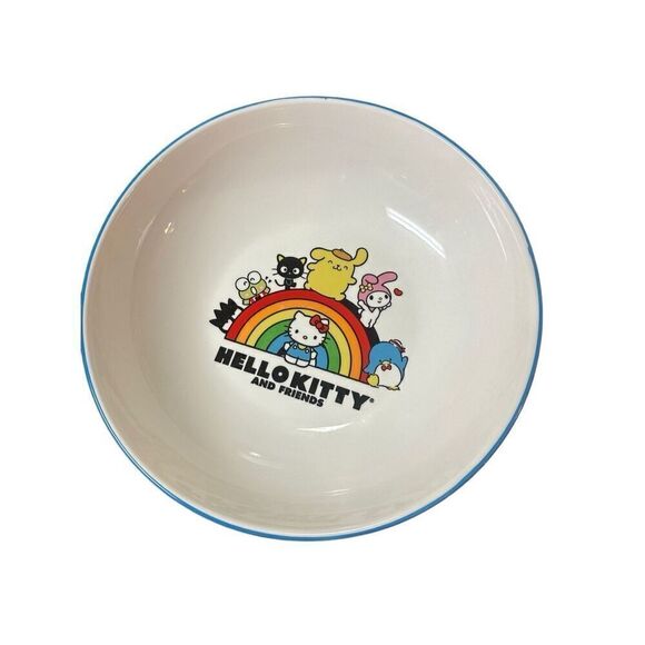 Silver Buffalo Sanrio Hello Kitty and Friends 9” Pasta Bowl NEW - Picture 1 of 4